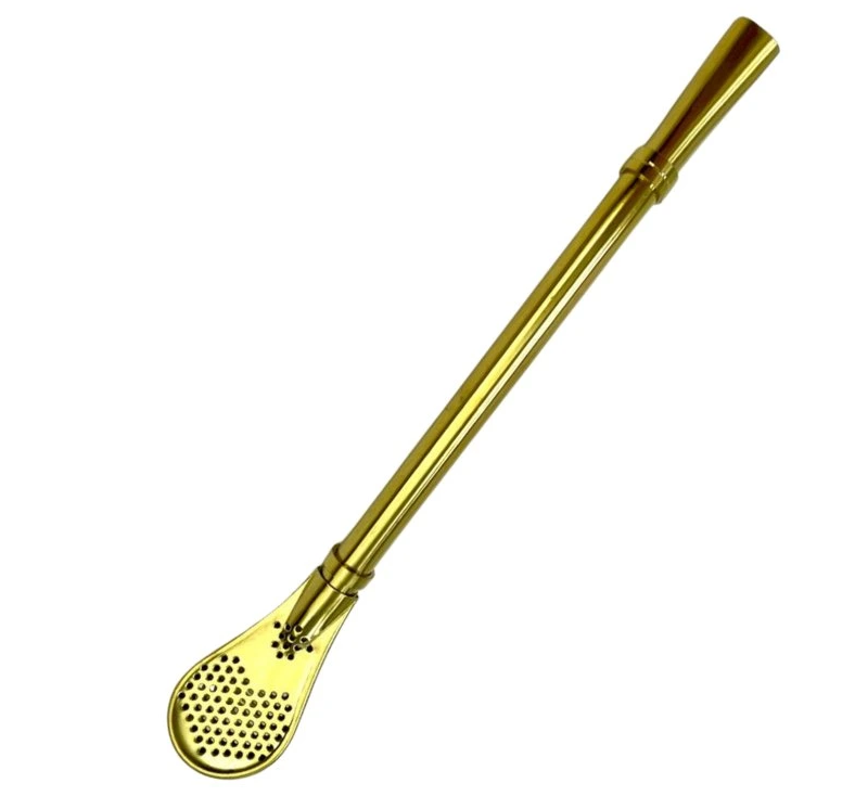 1 Bombilla Edelstahl + 2 Packungen Mate-Tee je 500g